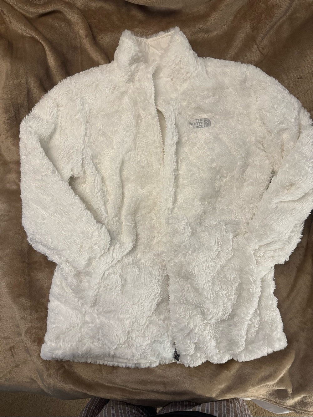The North Face Reversible Women's Plush White Jacket